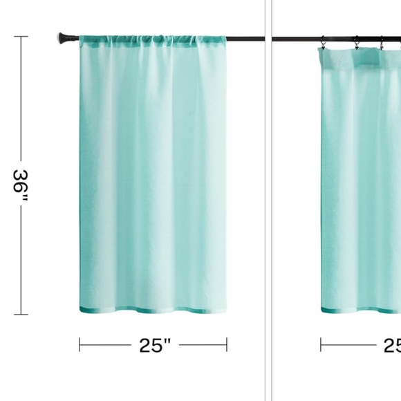 Sheer Curtain Panels Brand New - Picture 4 of 6